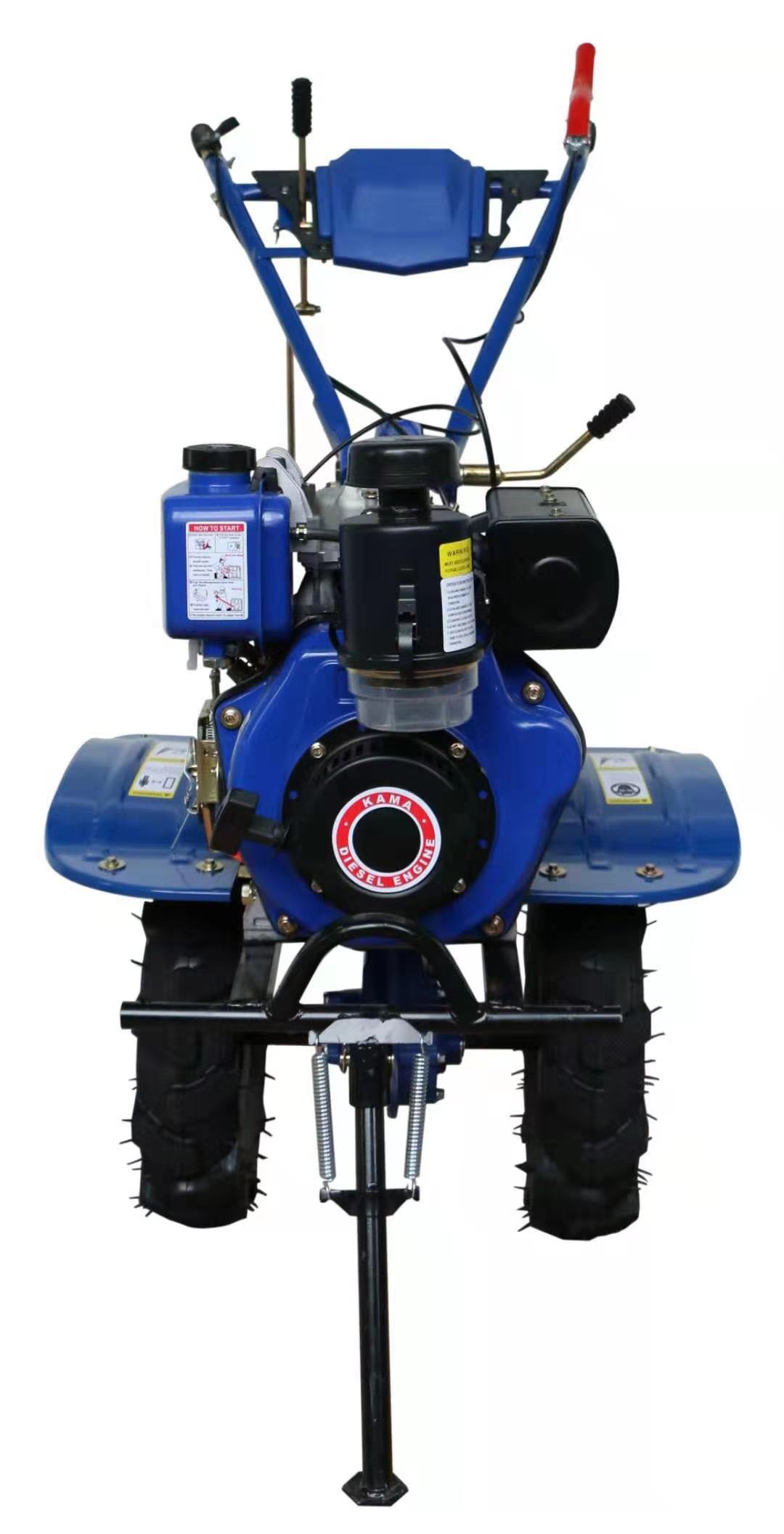 Kama Type Power Tiller 7HP/178f High Performance Diesel Power Tiller / Two-Wheel Tractor Tiller / Walking Tractor / Mini Tiller Tractor