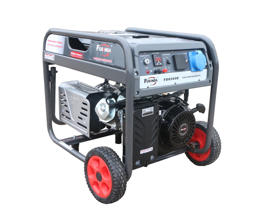 6.5kw Air Cooled Gasoline Generator/Generator/Generator Sets with Handle & Wheel Kit